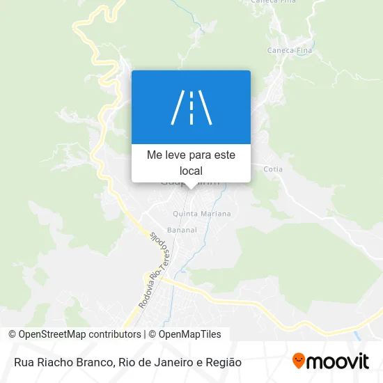 Rua Riacho Branco mapa