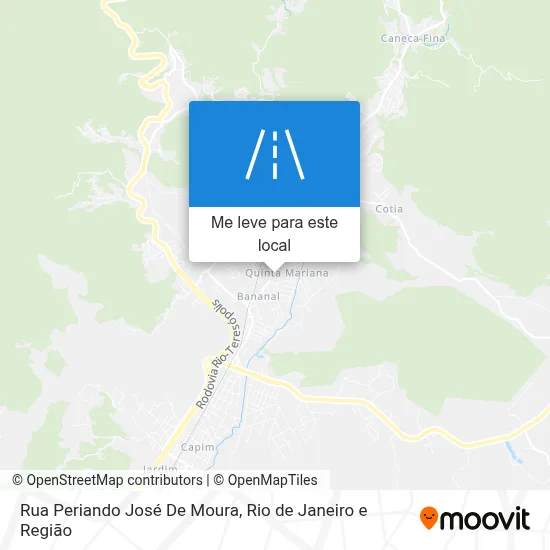 Rua Periando José De Moura mapa