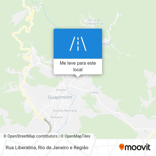 Rua Liberalina mapa
