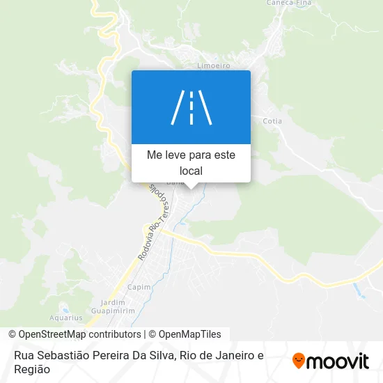 Rua Sebastião Pereira Da Silva mapa