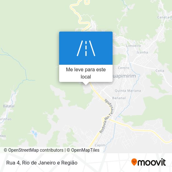 Rua 4 mapa