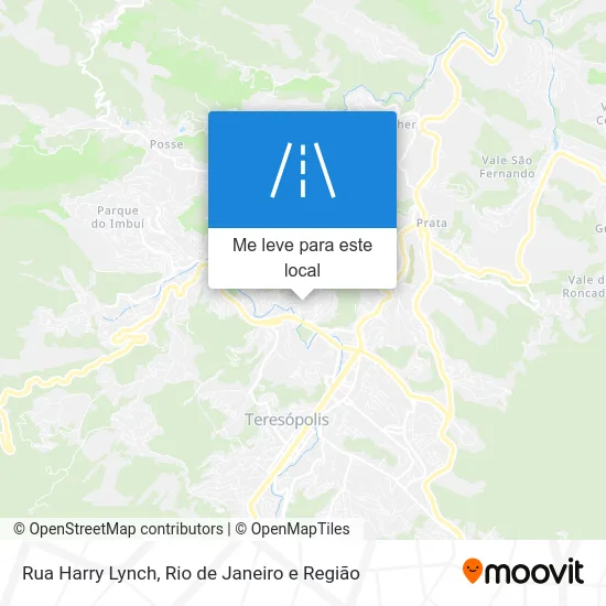 Rua Harry Lynch mapa