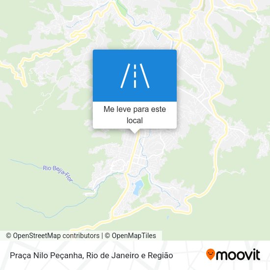 Praça Nilo Peçanha mapa