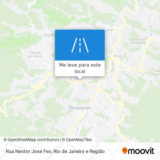 Rua Nestor José Feo mapa