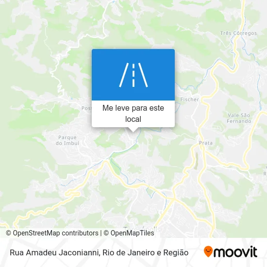 Rua Amadeu Jaconianni mapa