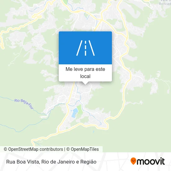 Rua Boa Vista mapa