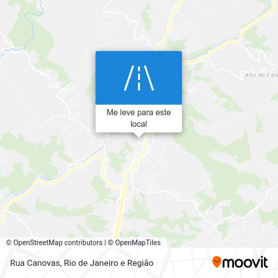Rua Canovas mapa