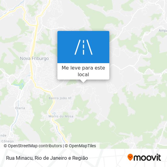 Rua Minacu mapa