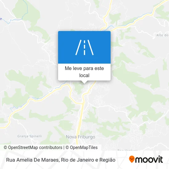 Rua Amelia De Maraes mapa