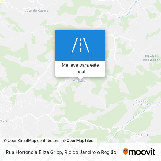 Rua Hortencia Eliza Gripp mapa