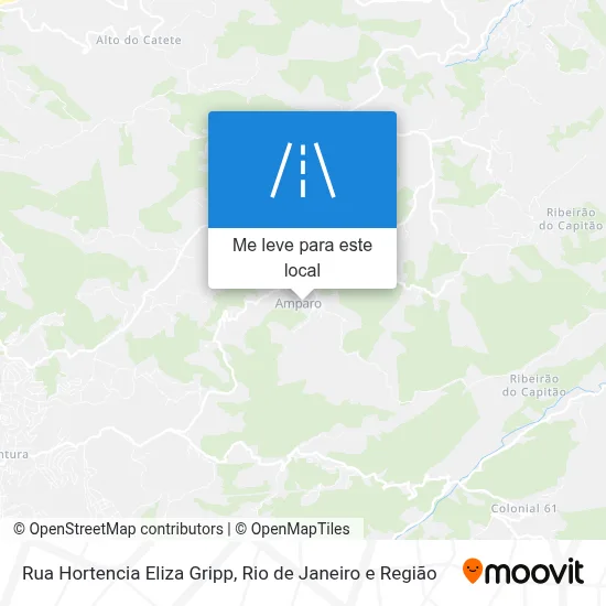 Rua Hortencia Eliza Gripp mapa