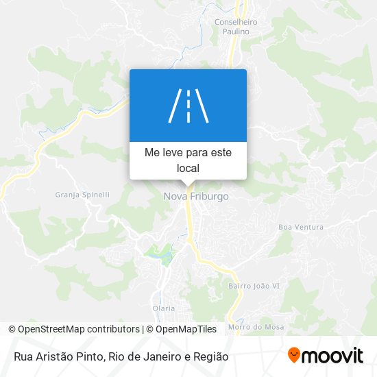 Rua Aristão Pinto mapa