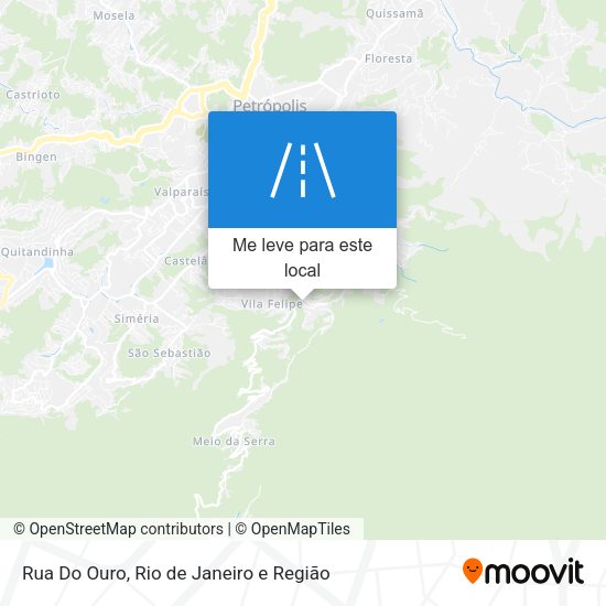 Rua Do Ouro mapa