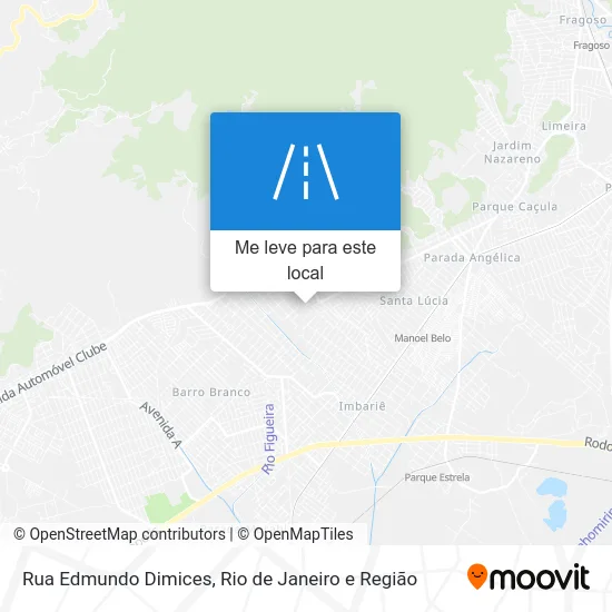 Rua Edmundo Dimices mapa