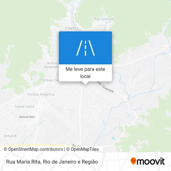 Rua Maria Rita mapa