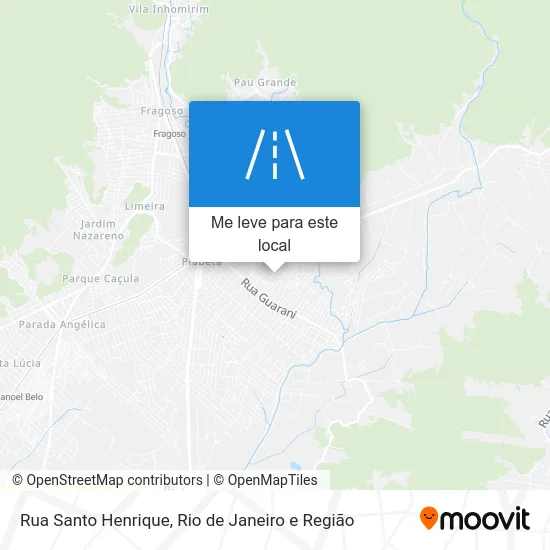 Rua Santo Henrique mapa