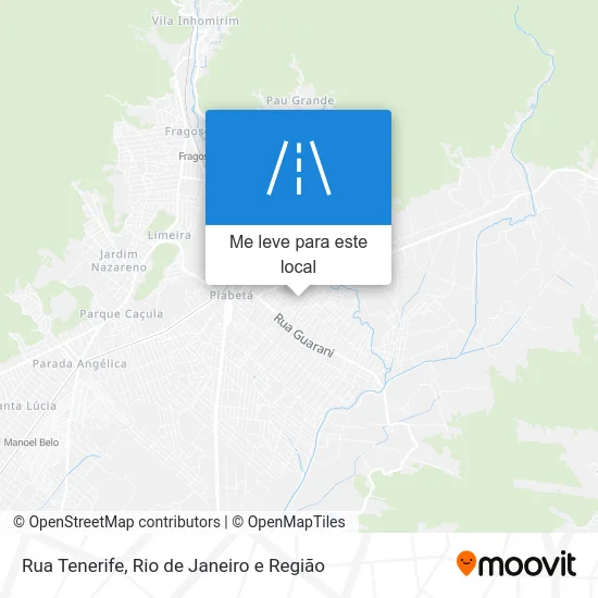 Rua Tenerife mapa