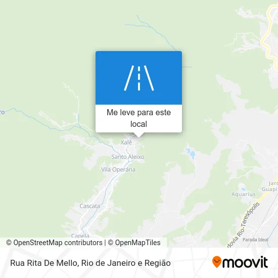 Rua Rita De Mello mapa