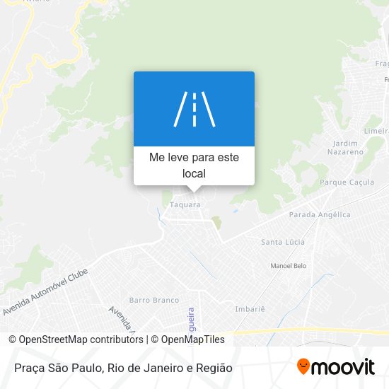 Praça São Paulo mapa