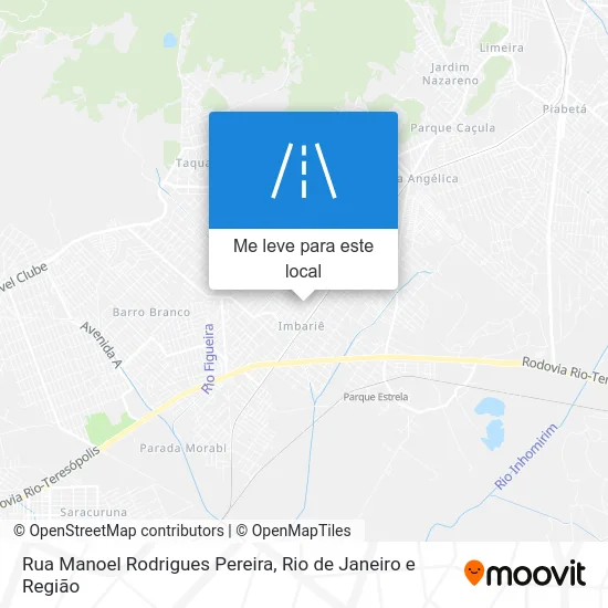 Rua Manoel Rodrigues Pereira mapa