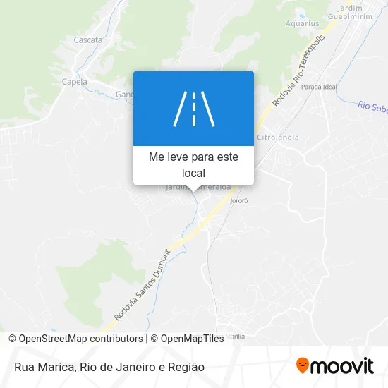 Rua Marica mapa