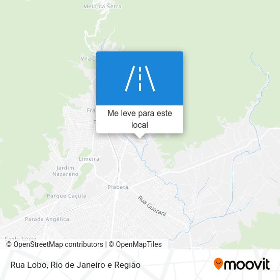 Rua Lobo mapa