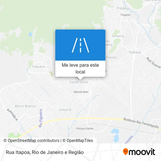 Rua Itapoa mapa