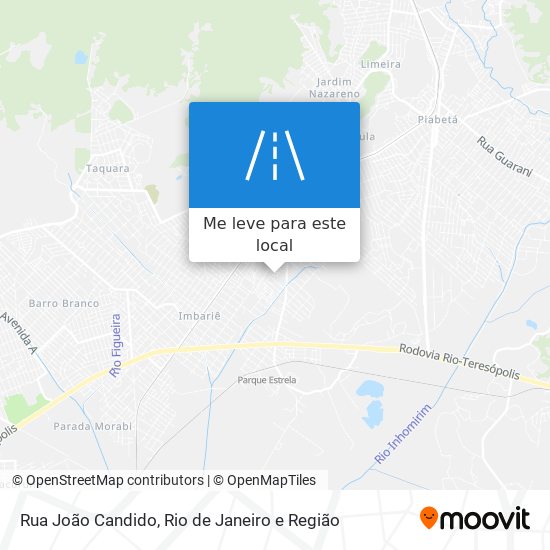 Rua João Candido mapa