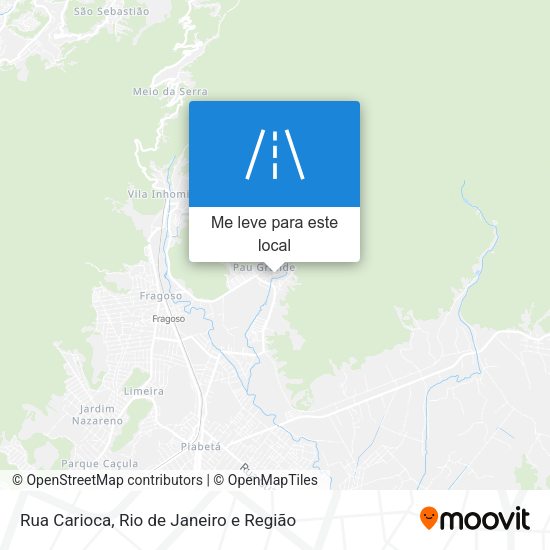 Rua Carioca mapa