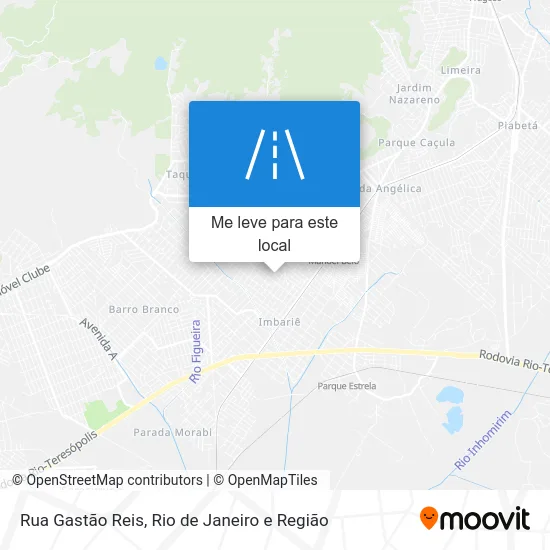 Rua Gastão Reis mapa