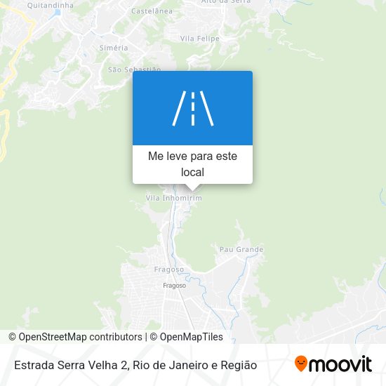 Estrada Serra Velha 2 mapa