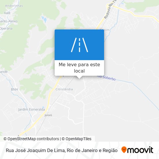 Rua José Joaquim De Lima mapa