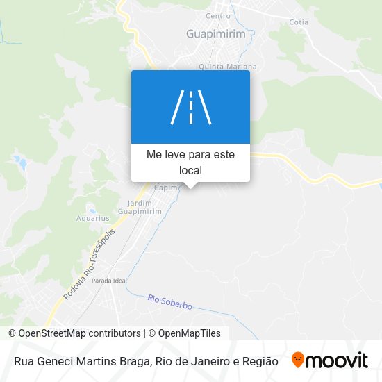 Rua Geneci Martins Braga mapa