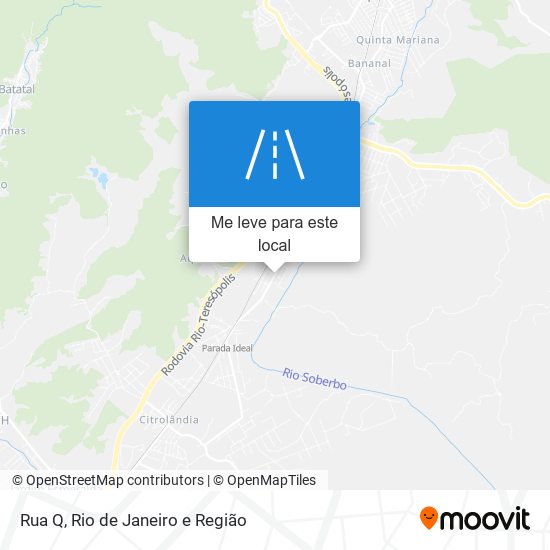 Rua Q mapa