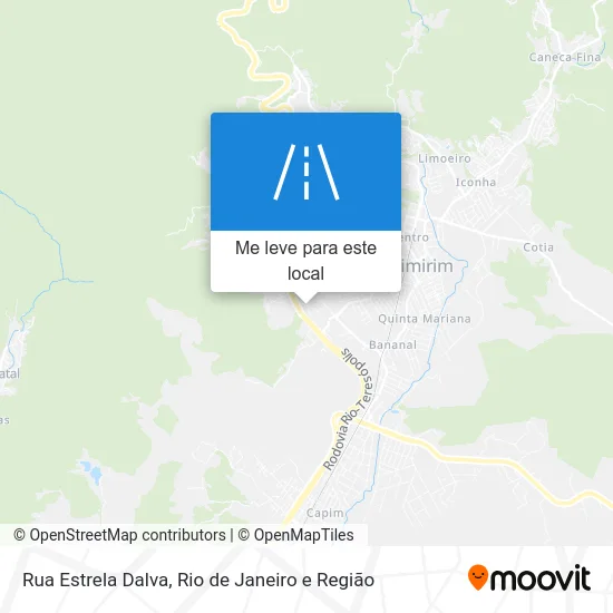 Rua Estrela Dalva mapa