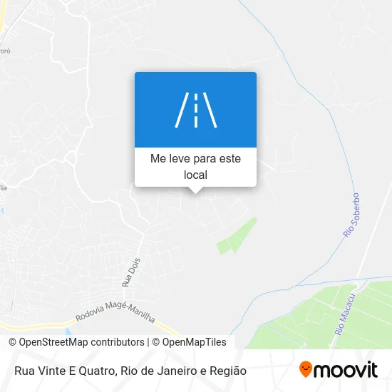 Rua Vinte E Quatro mapa