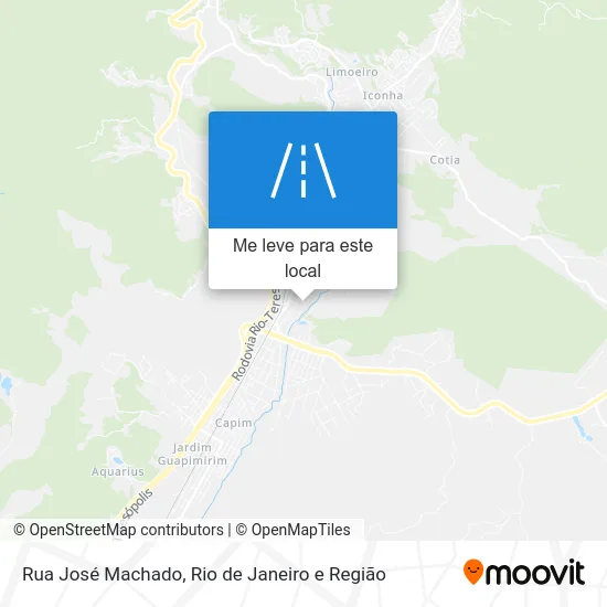 Rua José Machado mapa