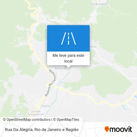 Rua Da Alegria mapa