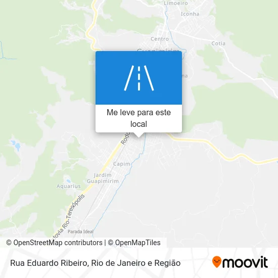 Rua Eduardo Ribeiro mapa