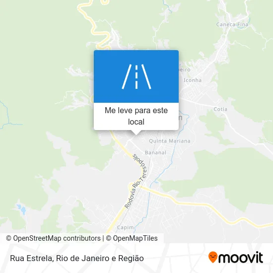 Rua Estrela mapa