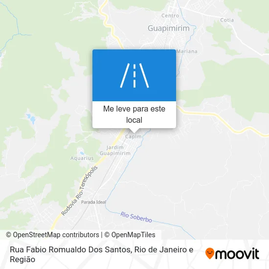 Rua Fabio Romualdo Dos Santos mapa