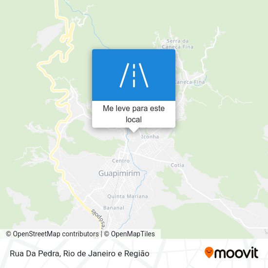 Rua Da Pedra mapa