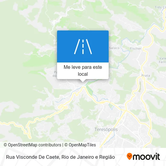 Rua Visconde De Caete mapa