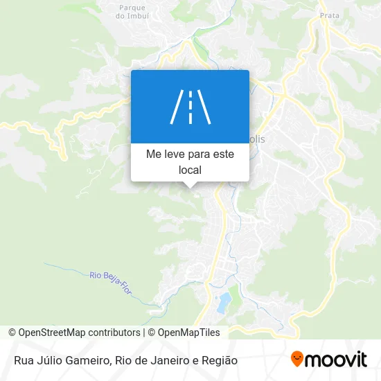 Rua Júlio Gameiro mapa