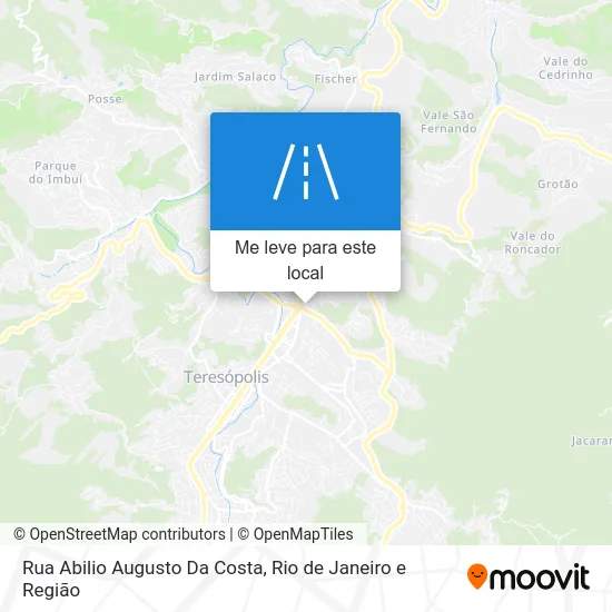 Rua Abilio Augusto Da Costa mapa