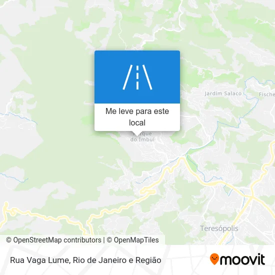 Rua Vaga Lume mapa