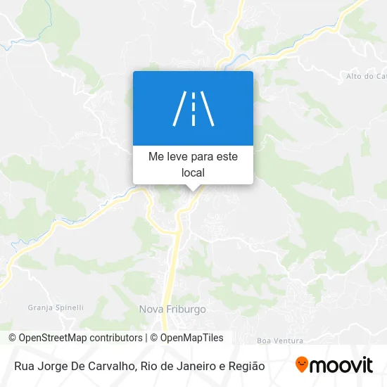 Rua Jorge De Carvalho mapa
