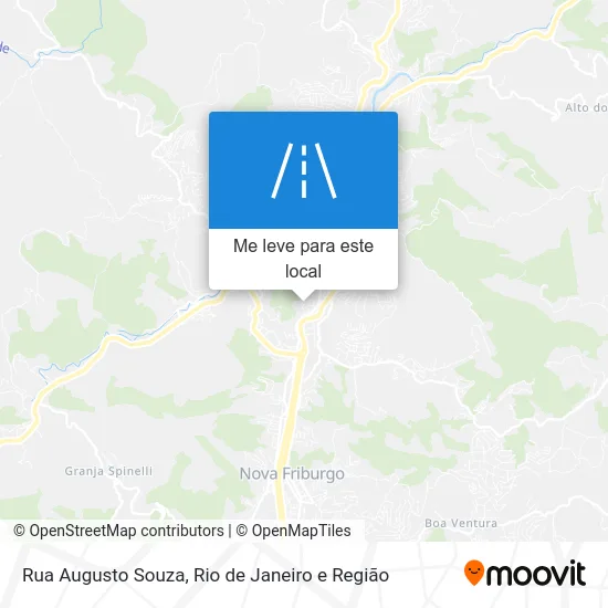 Rua Augusto Souza mapa