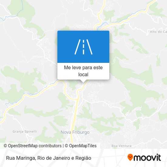 Rua Maringa mapa