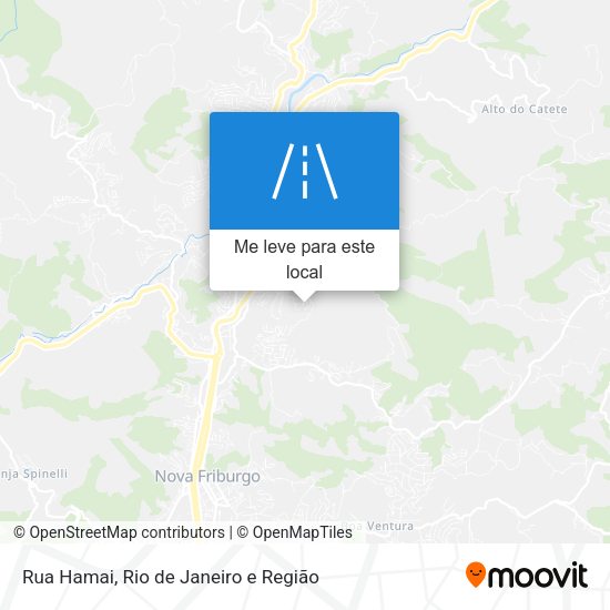 Rua Hamai mapa